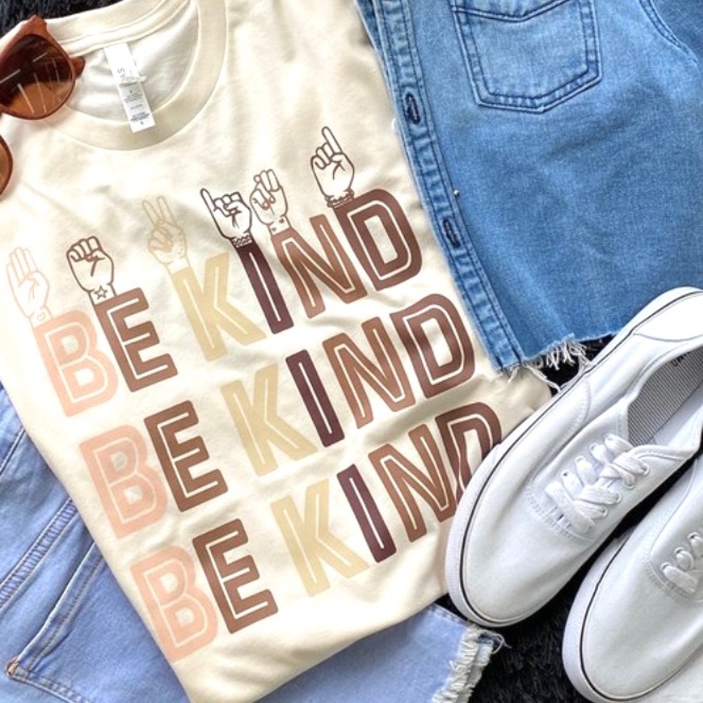 Be Kind Cream Tee